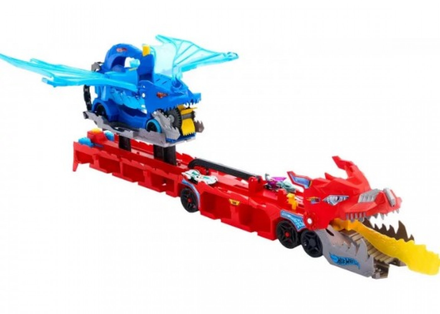 Транспортер Хот Вілс Сіті 2 Дракони (Уцінка) Hot Wheels Ultimate Dual Dragon Transporter Mattel BJBM72
