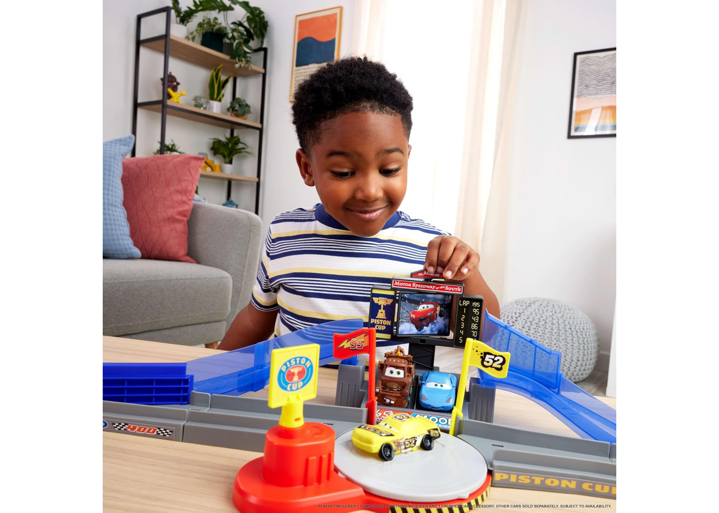 Трек Дісней Тачки Гоночна Траса Кубок Поршня Disney Pixar Cars Piston Cup Stunting Speedway Mattel JHL42