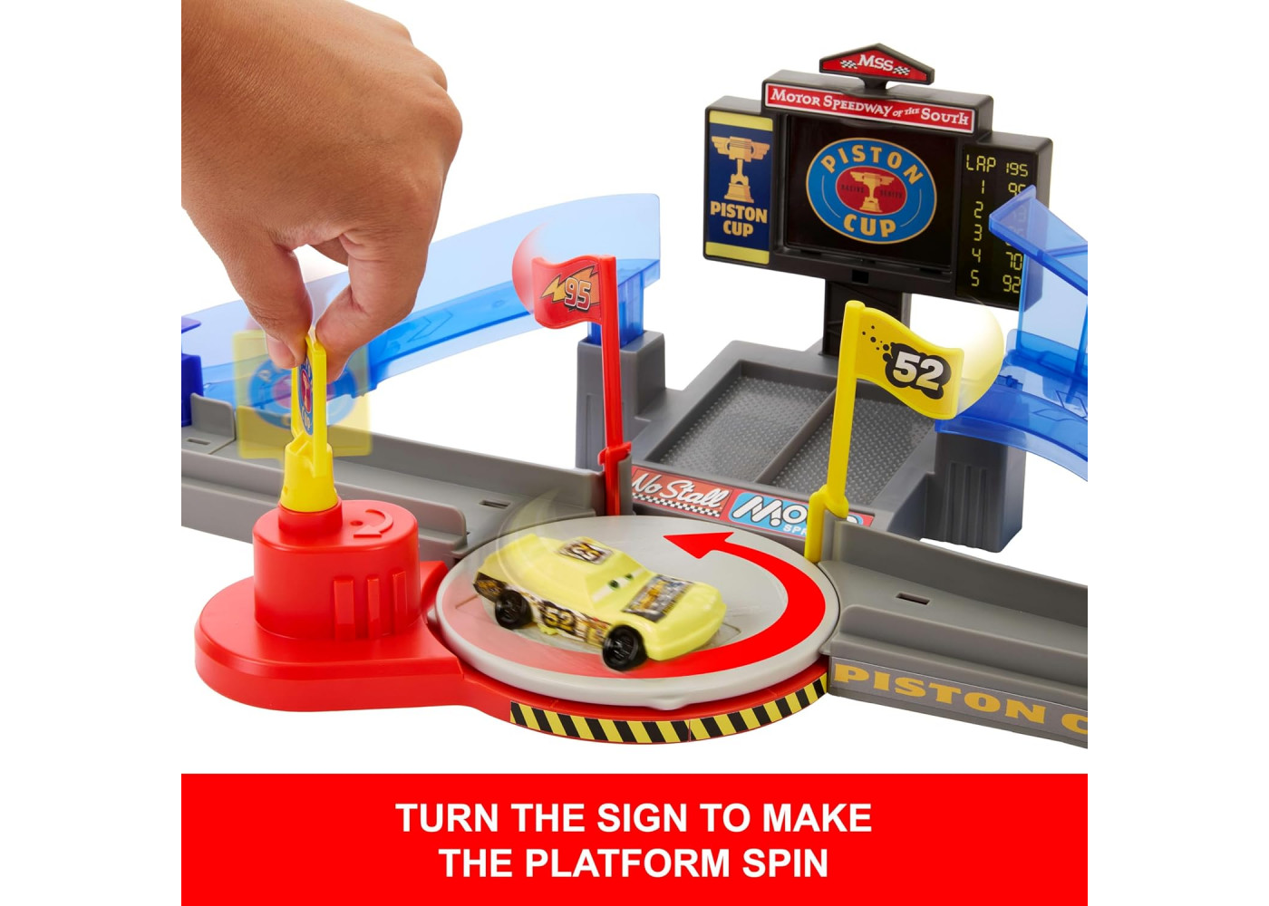 Трек Дісней Тачки Гоночна Траса Кубок Поршня Disney Pixar Cars Piston Cup Stunting Speedway Mattel JHL42