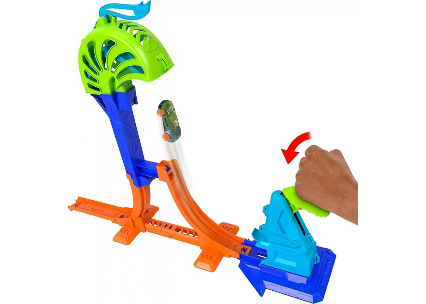 Трек Хот Вилс Чемпион Мощного Запуска Hot Wheels Stunt Track Power Launch Champion Mattel JHK75