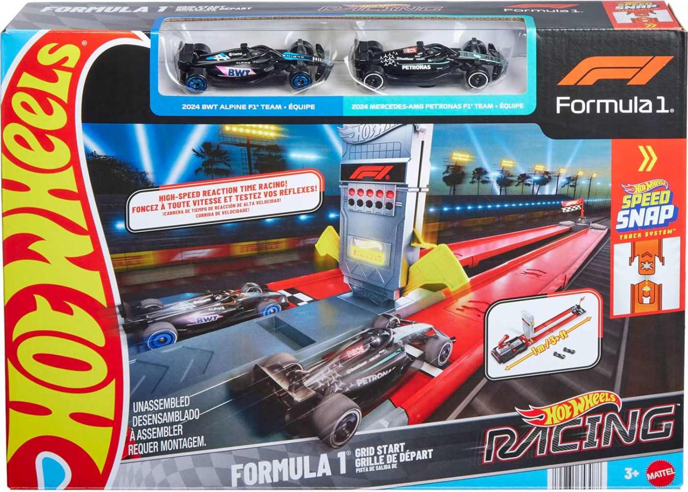 Трек Хот Вилс Старт для Трассы Формула 1 Hot Wheels Formula 1 Grid Start Track Mattel JKM88