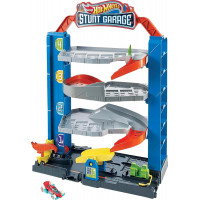 Трек Хот Вилс Гараж для Трюков Hot Wheels City Stunt Garage Mattel GNL70