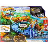 Трек Хот Вілс Юрського Періоду зі Спінозавром Hot Wheels RacerVerse Jurassic World with Spinosaurus Mattel JFP