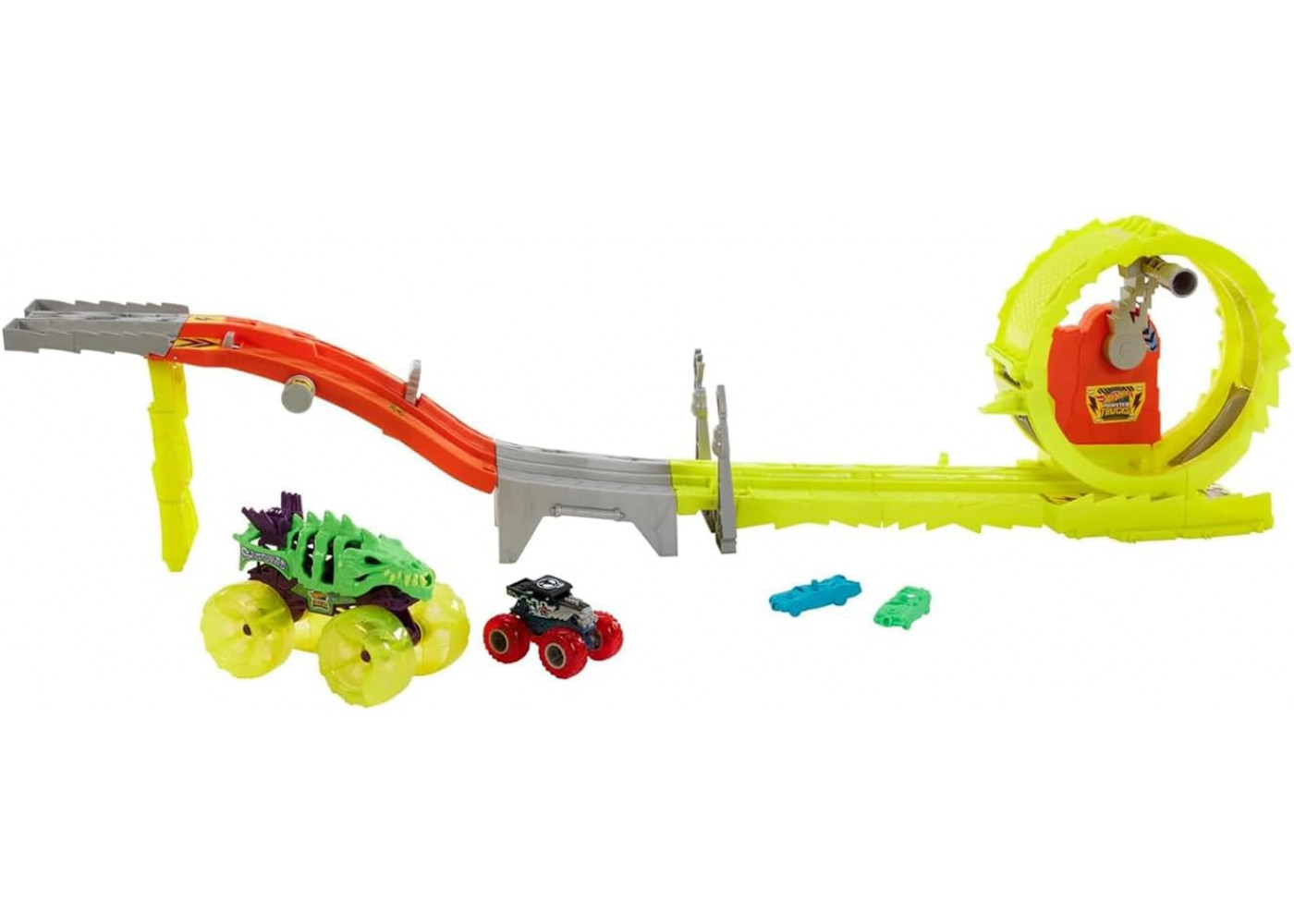 Трек Хот Вілс Монстр Трак Заряджай і Переслідуй Hot Wheels Monster Trucks Power Smashers Mattel HYT07