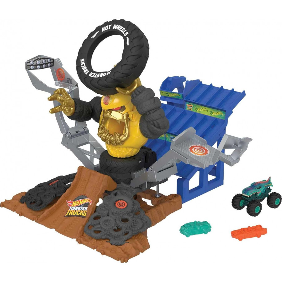 Трек Хот Вілс Монстр Трак Нищівники Арени Hot Wheels Monster Trucks Arena Smashers Mattel HPR47