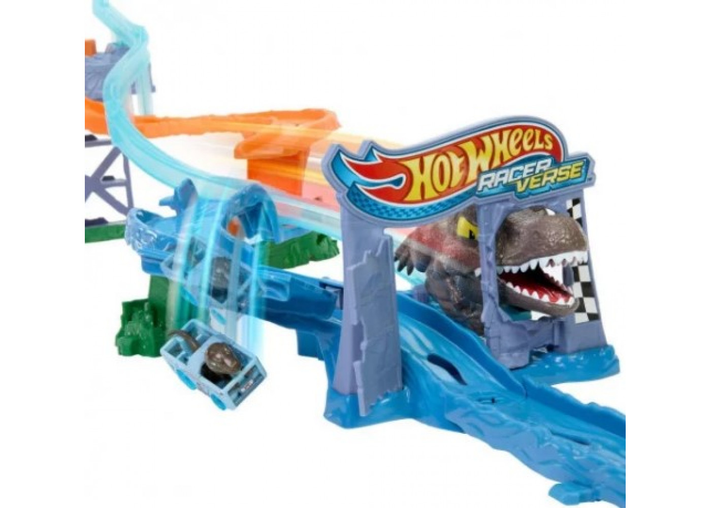 Трек Хот Вілс Світ Юрського Періоду (Уцінка) Спінозавр Hot Wheels Jurassic World Spinosaurus Mattel JFP32