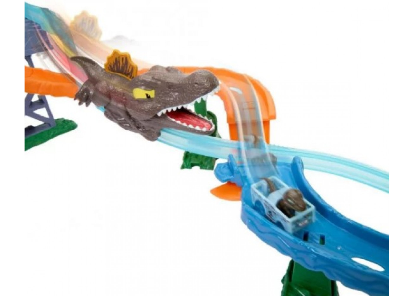Трек Хот Вілс Світ Юрського Періоду (Уцінка) Спінозавр Hot Wheels Jurassic World Spinosaurus Mattel JFP32