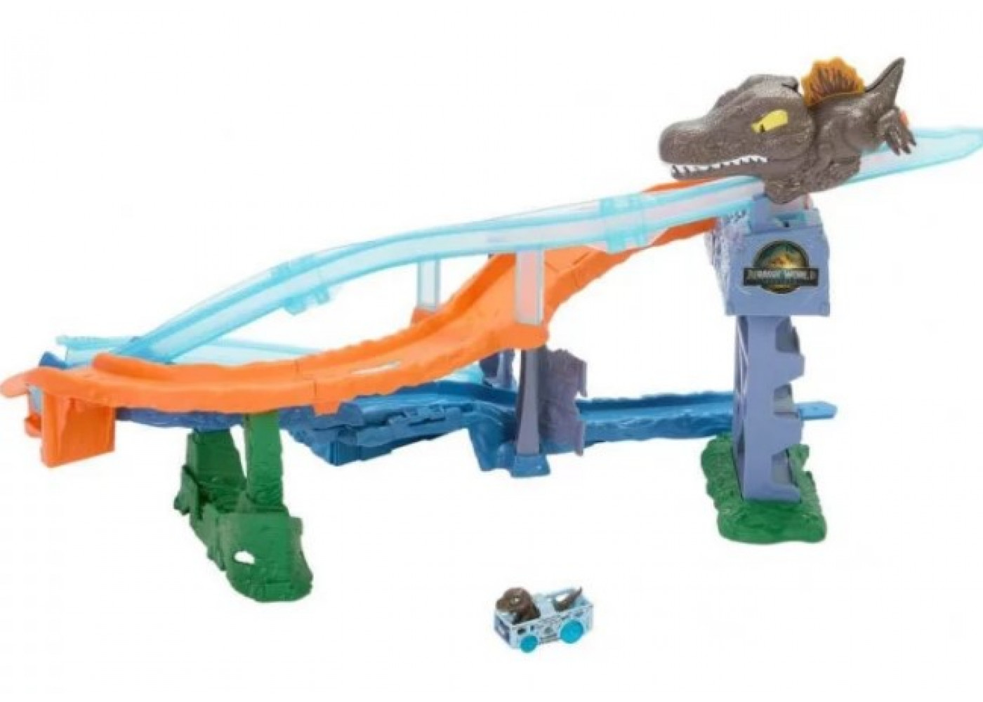 Трек Хот Вілс Світ Юрського Періоду (Уцінка) Спінозавр Hot Wheels Jurassic World Spinosaurus Mattel JFP32
