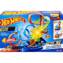 Трек Хот Вілс Божевільні Віражі та Петлі Hot Wheels Track with 4 Loops Crash Zone Booster Mattel HXT06-02