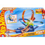 Трек Хот Вилс Воздушное столкновение с Машинкой 1:64 Hot Wheels Non-Stop Stunting & Racing Mattel JKJ78