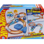 Трек Хот Вилс с Ускорителем и Машинкой 1:64 Hot Wheels Deluxe Building Box with Motorized Booster Mattel JDB49