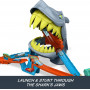 Трек Хот Вилс Пляжная Атака Акулы Hot Wheels City Shark Chomp Beach Mattel JHL96