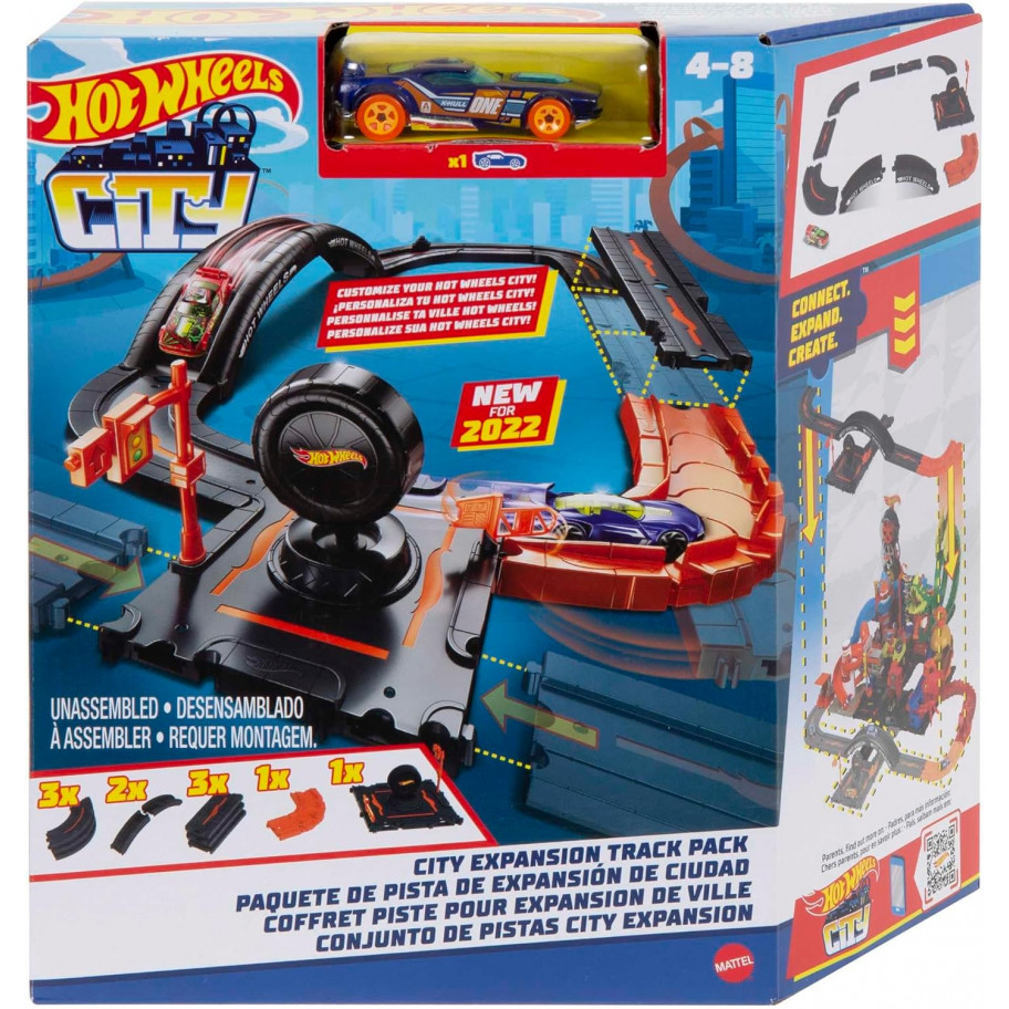 Трек Хот Вілс Сіті Розширення Міста Hot Wheels City Expansion Track Pack Mattel HDN95