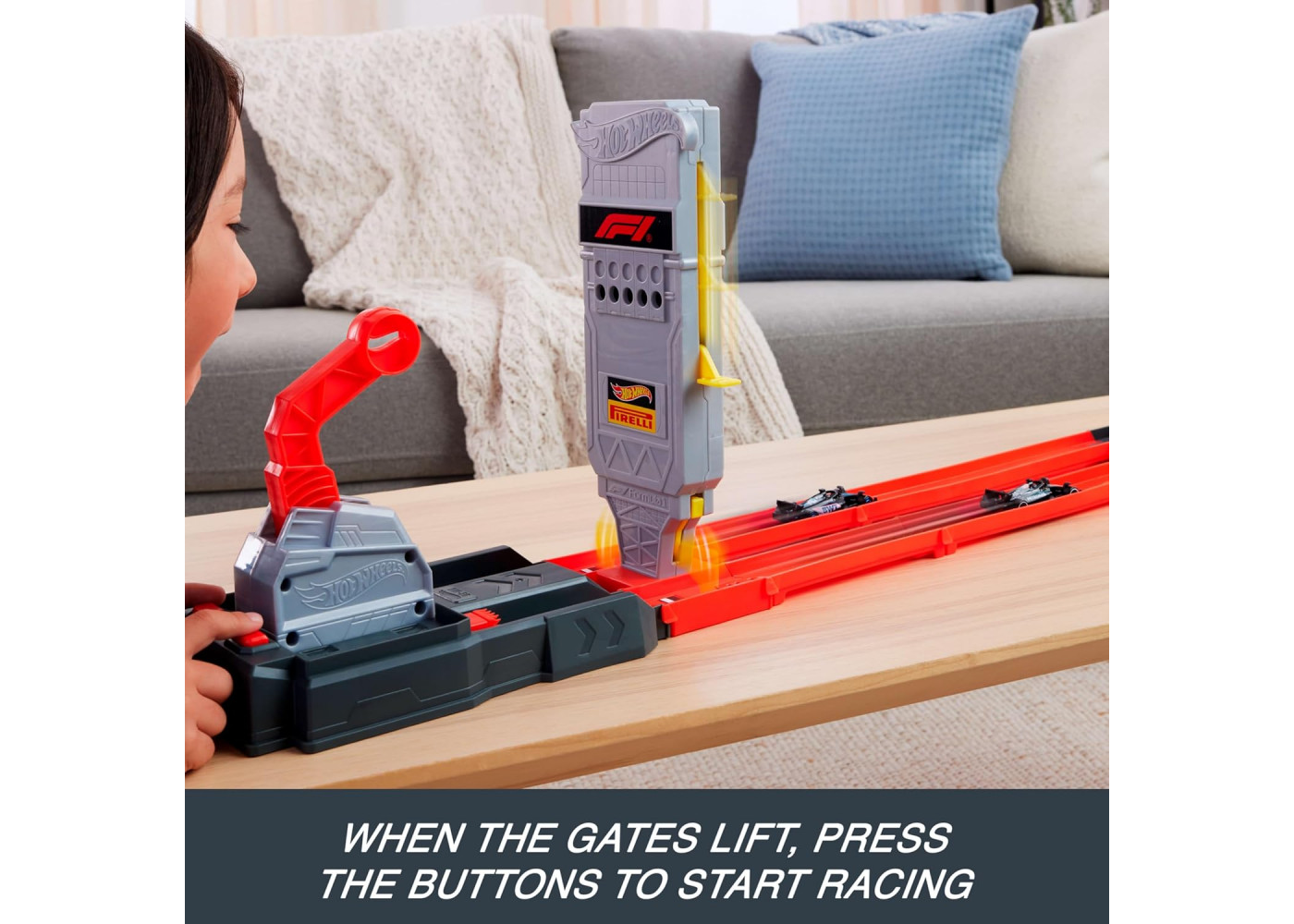 Трек Хот Вилс Старт для Трассы Формулы 1 Hot Wheels Formula 1 Grid Start Track Mattel JKM88