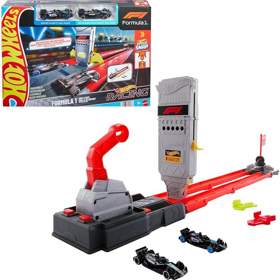 Трек Хот Вилс Старт для Трассы Формулы 1 Hot Wheels Formula 1 Grid Start Track Mattel JKM88