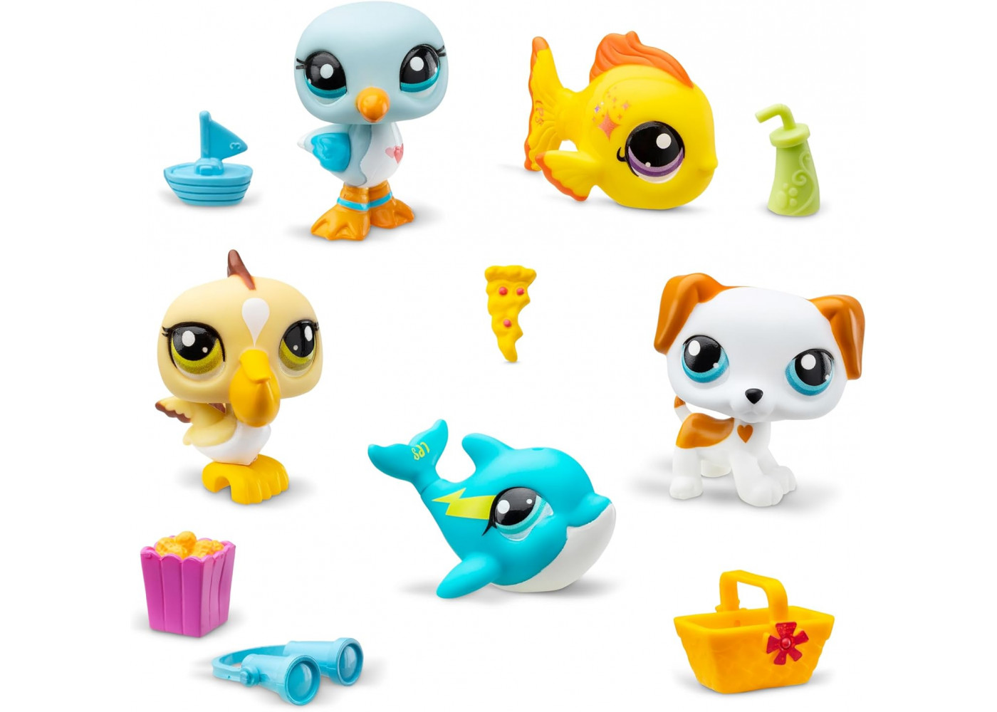 Ігровий Набір Фігурки Домашніх Вихованців Littlest Pet Shop Beach Besties Collector Set Hasbro L00517