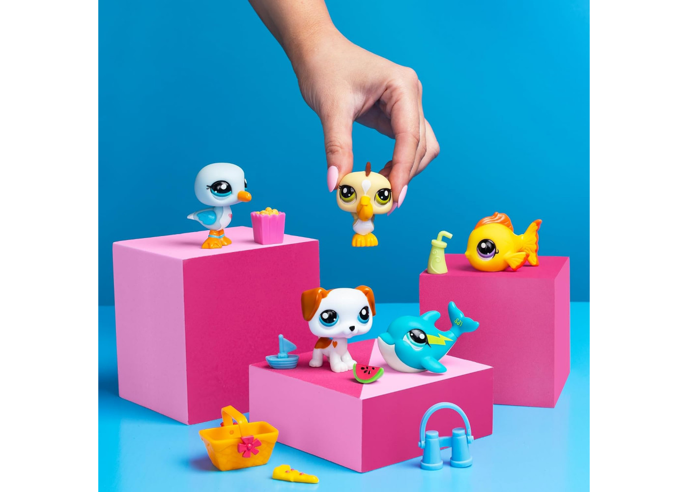 Ігровий Набір Фігурки Домашніх Вихованців Littlest Pet Shop Beach Besties Collector Set Hasbro L00517