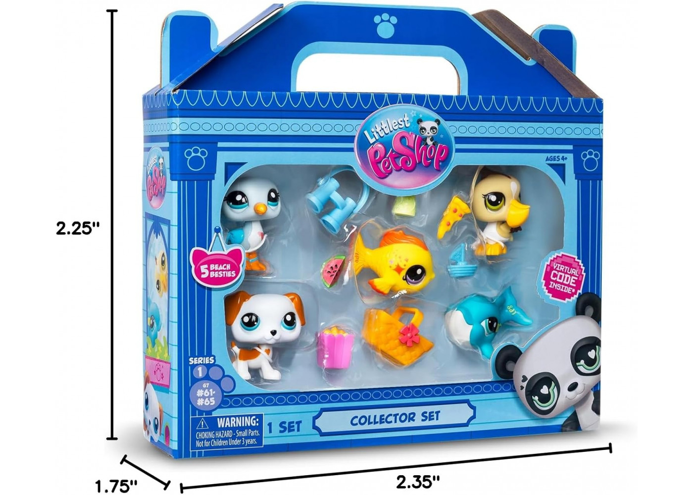 Ігровий Набір Фігурки Домашніх Вихованців Littlest Pet Shop Beach Besties Collector Set Hasbro L00517