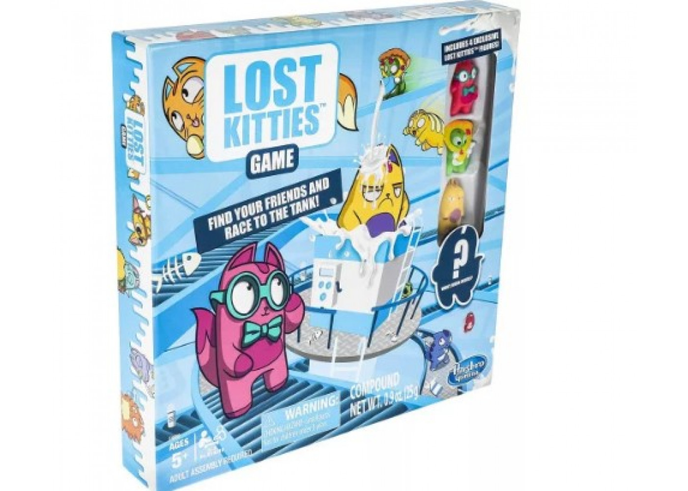 Настільна Гра (Прим'ята Коробка) Кошенята в Молоці 4 Ексклюзивні фігурки Lost Kitties Hasbro BE4988