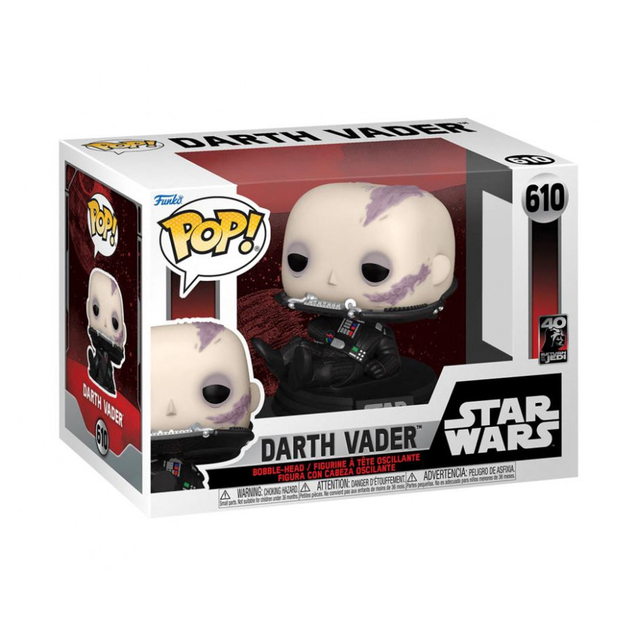 Фігурка Фанко Дарт Вейдер без Маски №610 Star Wars Darth Vader (Unmasked) Funko 70750