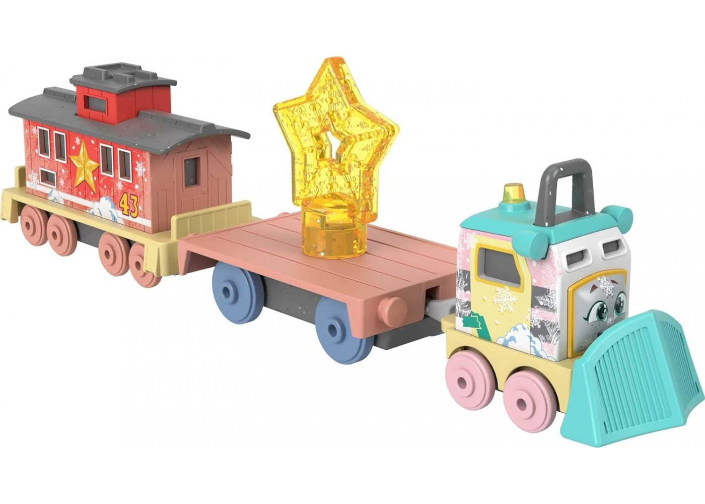 Паровозик Сенди и Бруно Thomas & Friends Shivery Delivery Sandy and Brake Car Bruno Fisher-Price HNN29