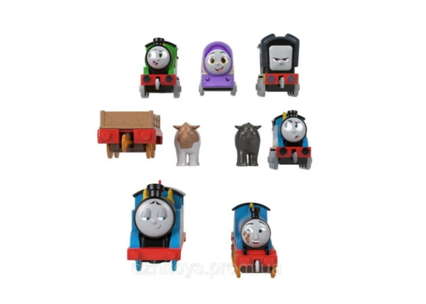 Набор из 6 Поездов Ферма Томас и Друзья Thomas & Friends Fisher-Price HHN52