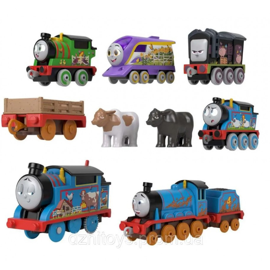 Набір з 6 Поїздів Ферма Томас та Друзі Thomas & Friends Fisher-Price HHN52