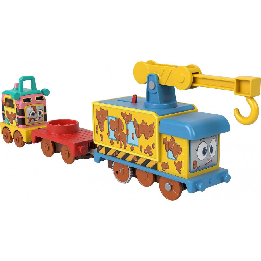 Моторизований Паровозик Крейн та Сенді Thomas & Friends Crane & Sandy Fisher-Price HHN43