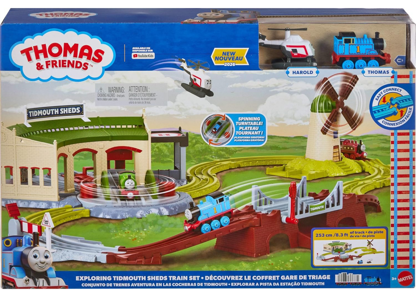 Залізниця Томас Дослідження Депо Тідмута Thomas and Friends Exploring Tidmouth Sheds Fisher-Price JWC72
