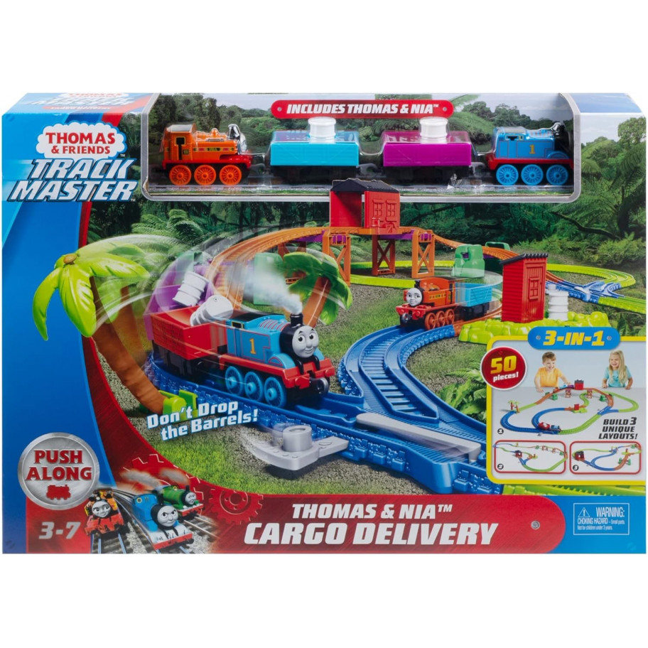 Железная Дорога Томас и Друзья Доставка Груза Thomas & Nia Cargo Delivery Fisher-Price GLL14