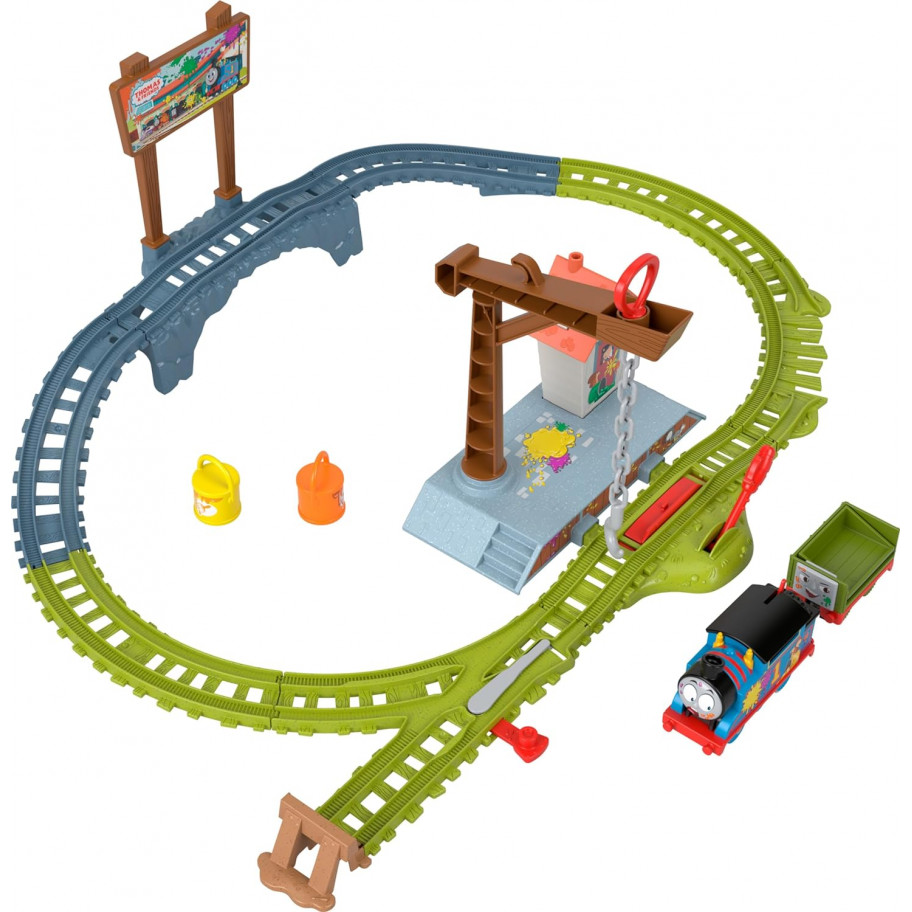 Залізниця Кольорова Пригода Томас і Друзі Thomas and Friends Paint Delivery Fisher-Price HTN34