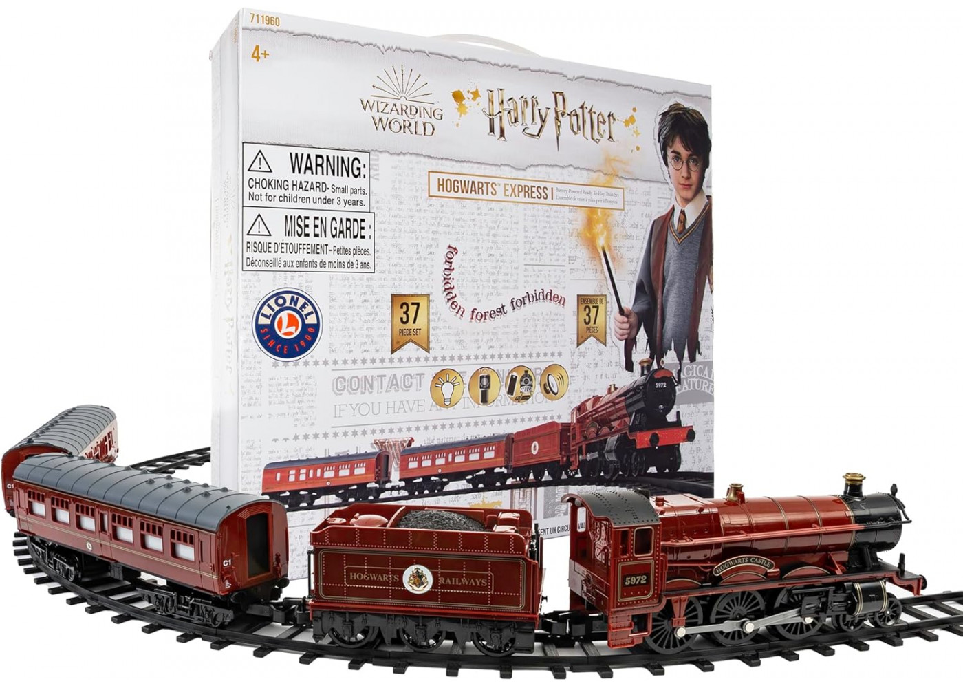 Железная Дорога Хогвартс Экспресс Гарри Поттер со звуком Harry Potter Hogwarts Express Lionel 11981