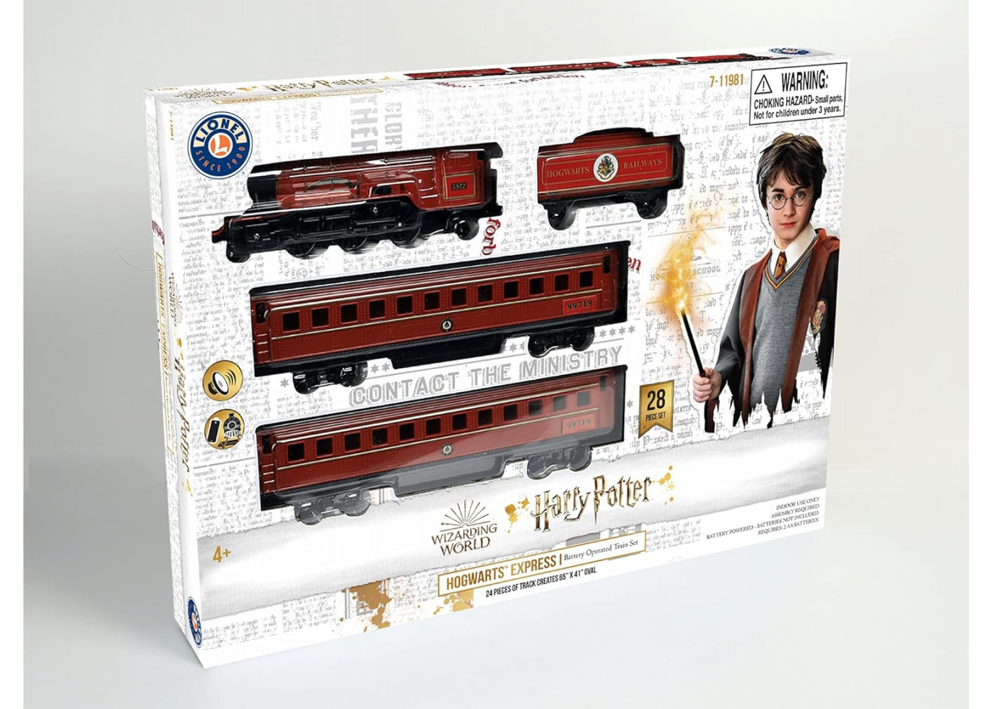 Железная Дорога Хогвартс Экспресс Гарри Поттер со звуком Harry Potter Hogwarts Express Lionel 11981