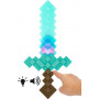 Меч Майнкрафт зі Звуком та Світлом Minecraft Enchanted Diamond Sword Mattel HNM78