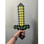 Меч Майнкрафт 45 см Minecraft Sword Foam Gold Cosplay 12012