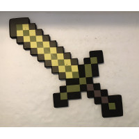 Меч Майнкрафт 45 см Minecraft Sword Foam Gold Cosplay 12012