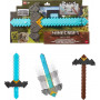 Меч та Кірка Майнкрафт 2 в 1 Minecraft Sword and Pickaxe 2 in 1 Mattel JFR72