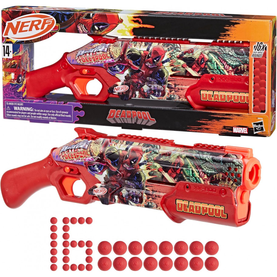 Nerf Бластер Дедпул Марвел Marvel Deadpool Blaster Hasbro G0326