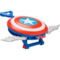 Щит Капітан Америка Стріляючий Нерф Captain America Brave New World Skyshot Blaster Nerf Hasbro F9302