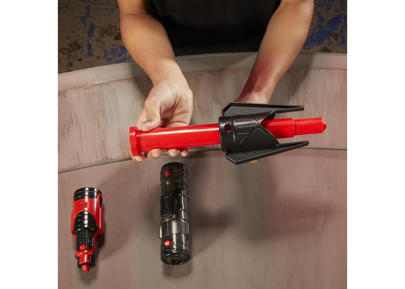 Световые Мечи 2 шт Дарт Вейдера и Дарт Мола Star Wars Lightsaber Forge Darth Vader and Darth Maul Hasbro G0307