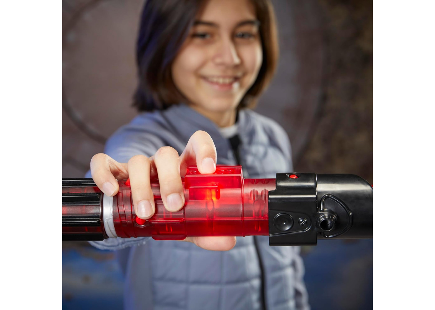 Световой Меч Дарт Вейдер звуки свет Star Wars Lightsaber Forge Kyber Core Darth Vader Hasbro F9971