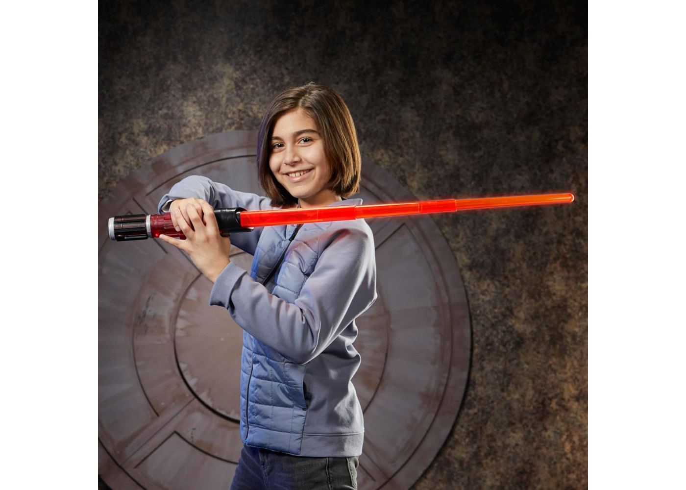 Световой Меч Дарт Вейдер звуки свет Star Wars Lightsaber Forge Kyber Core Darth Vader Hasbro F9971