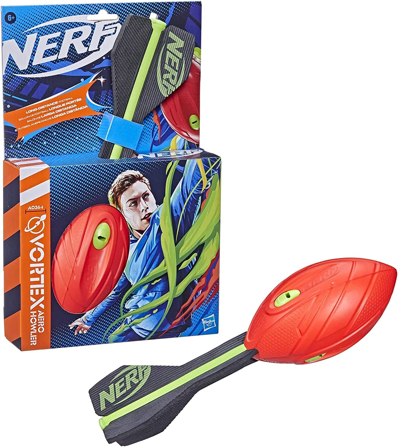 Купить Метательный Аэро Мяч Нерф соревновательная игра на улице Sports  Vortex Aero Howler Nerf Hasbro F2875 по цене 799 грн. от производителя