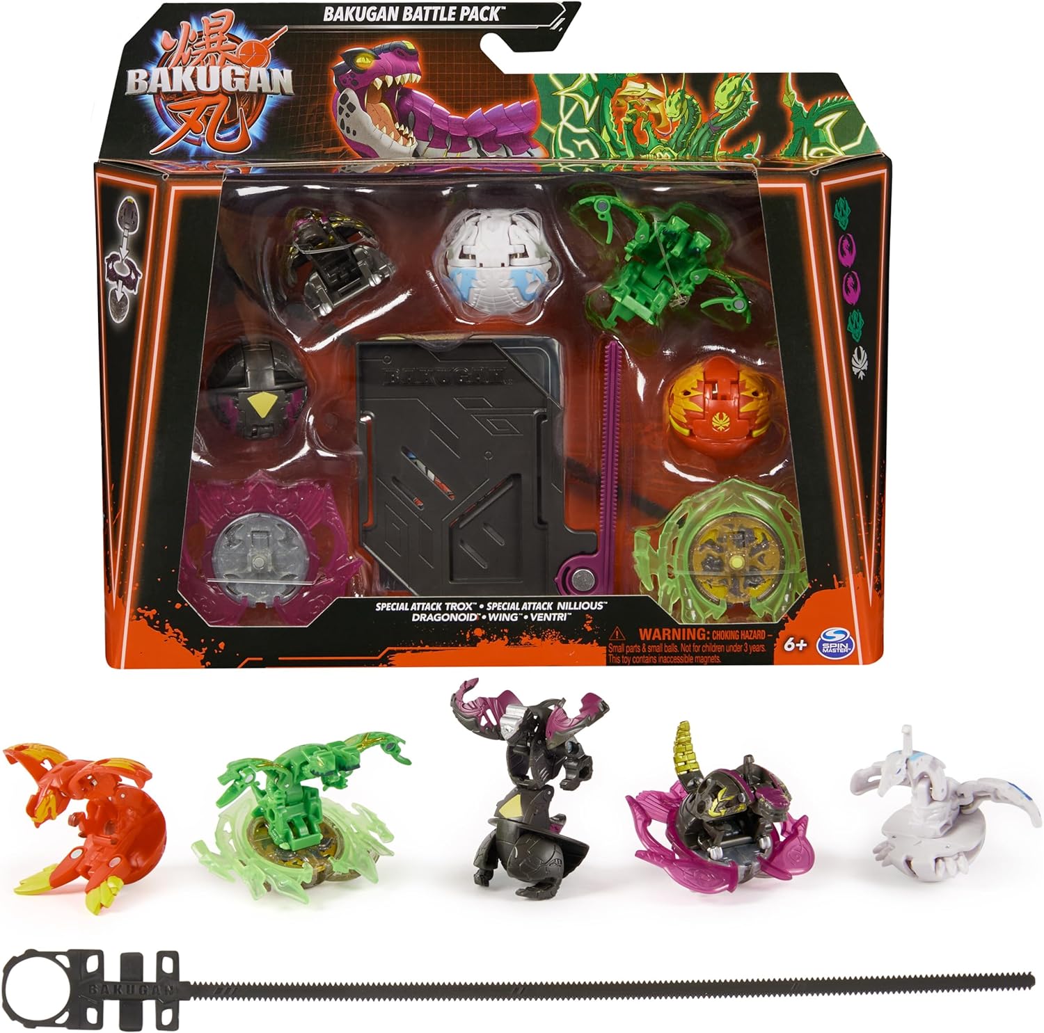 Купить Набор 5 Бакуганов Особая Атака Bakugan Battle 5-Pack Spin Master  6068090 по цене 999 грн. от производителя