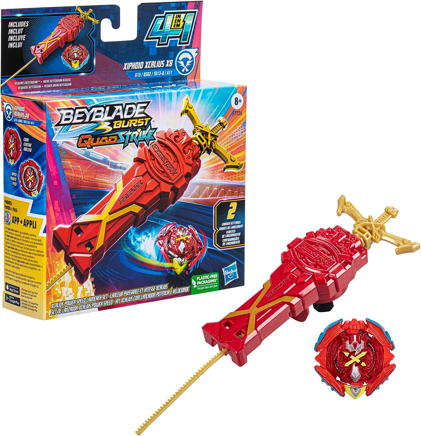 Купити Бейблейд Екскаліус КвадСтрайк Beyblade Xcalius QuadStrike