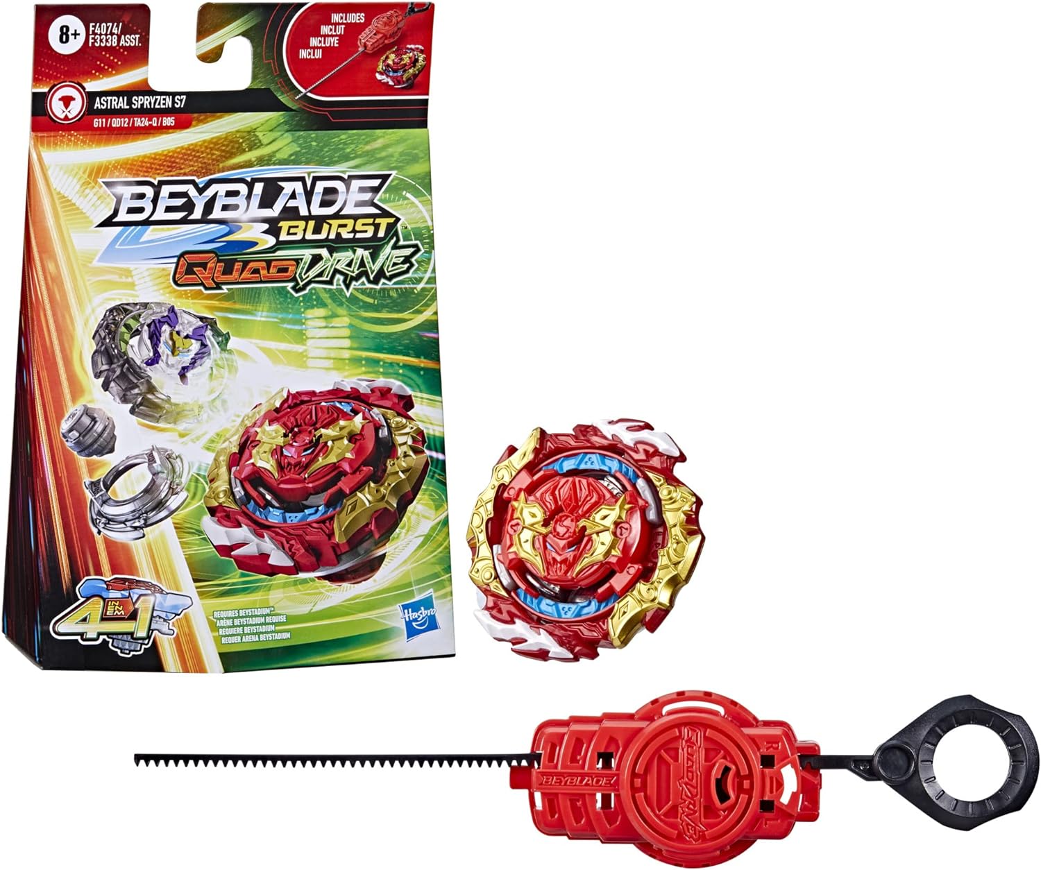 Купить Бейблейд Астрал Спрайзен С7 Кваддрайв Beyblade QuadDrive