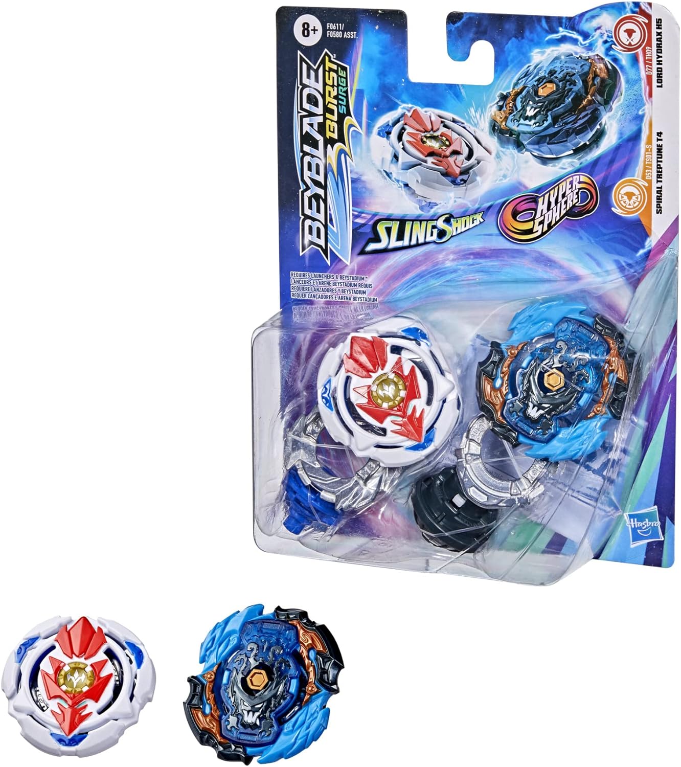 Купить Набор 2 Бейблейд Гидракс Г5 и Трептун Т4 Beyblade Burst