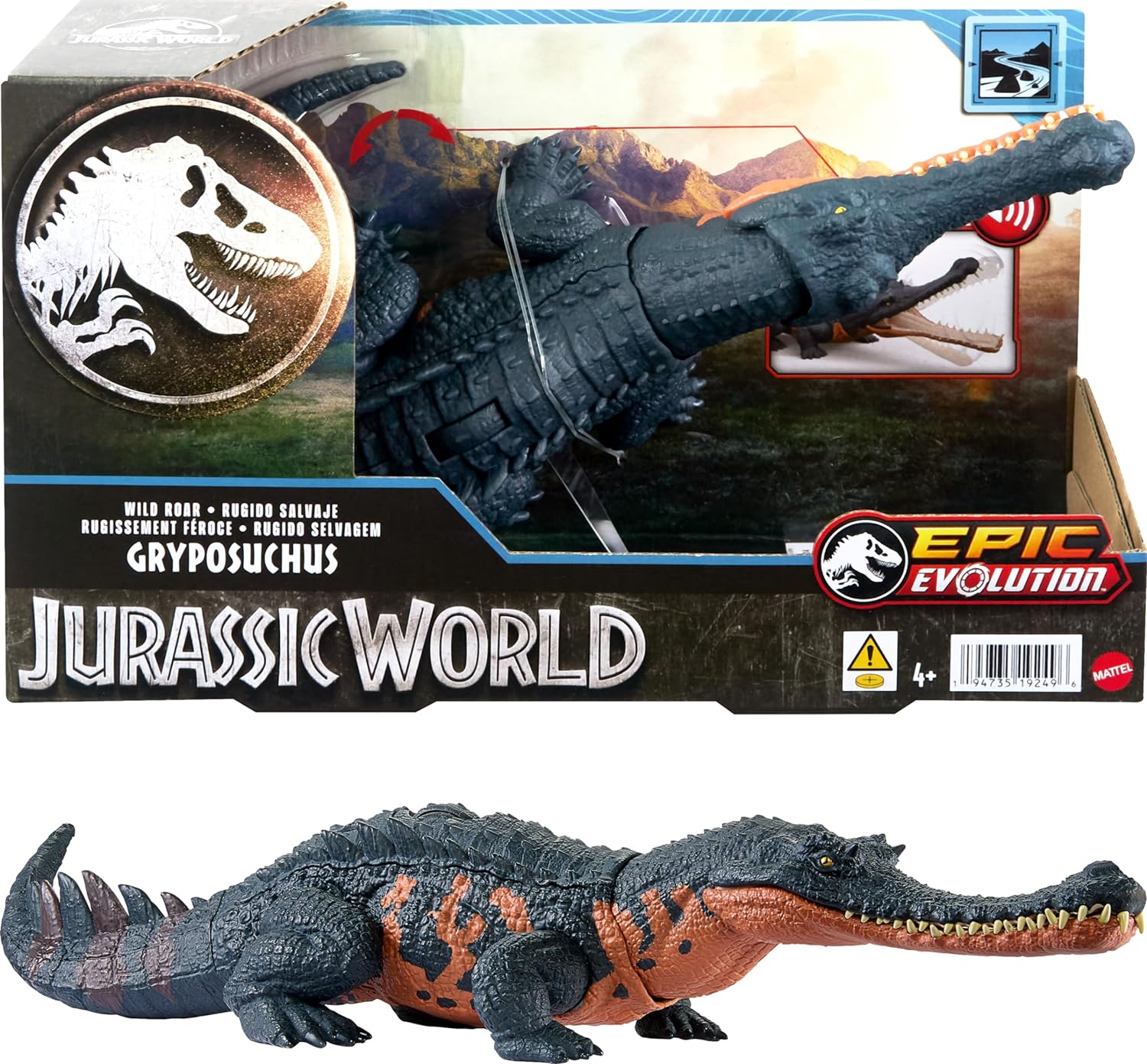 Купить Фигурка Крокодил Грипозух со звуком Jurassic World