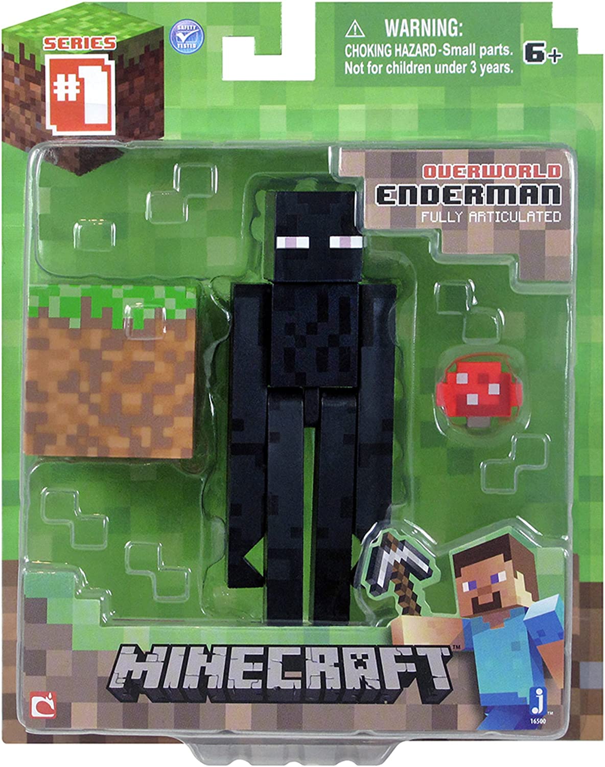 Купить Фигурка Майнкрафт Эндермен Minecraft Enderman Jazwares 16500 по цене  834 грн. от производителя