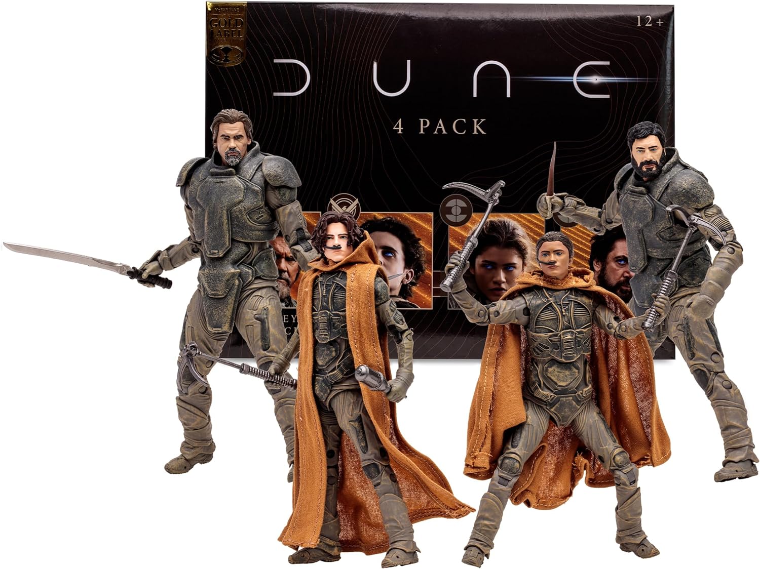 ゆうマクファーレントイズ Dune 2 デューン フェイドラウサハーコネン Купить Набор 4 Фигурки Дюна-2 Dune: Part Two 4 Pack McFarlane